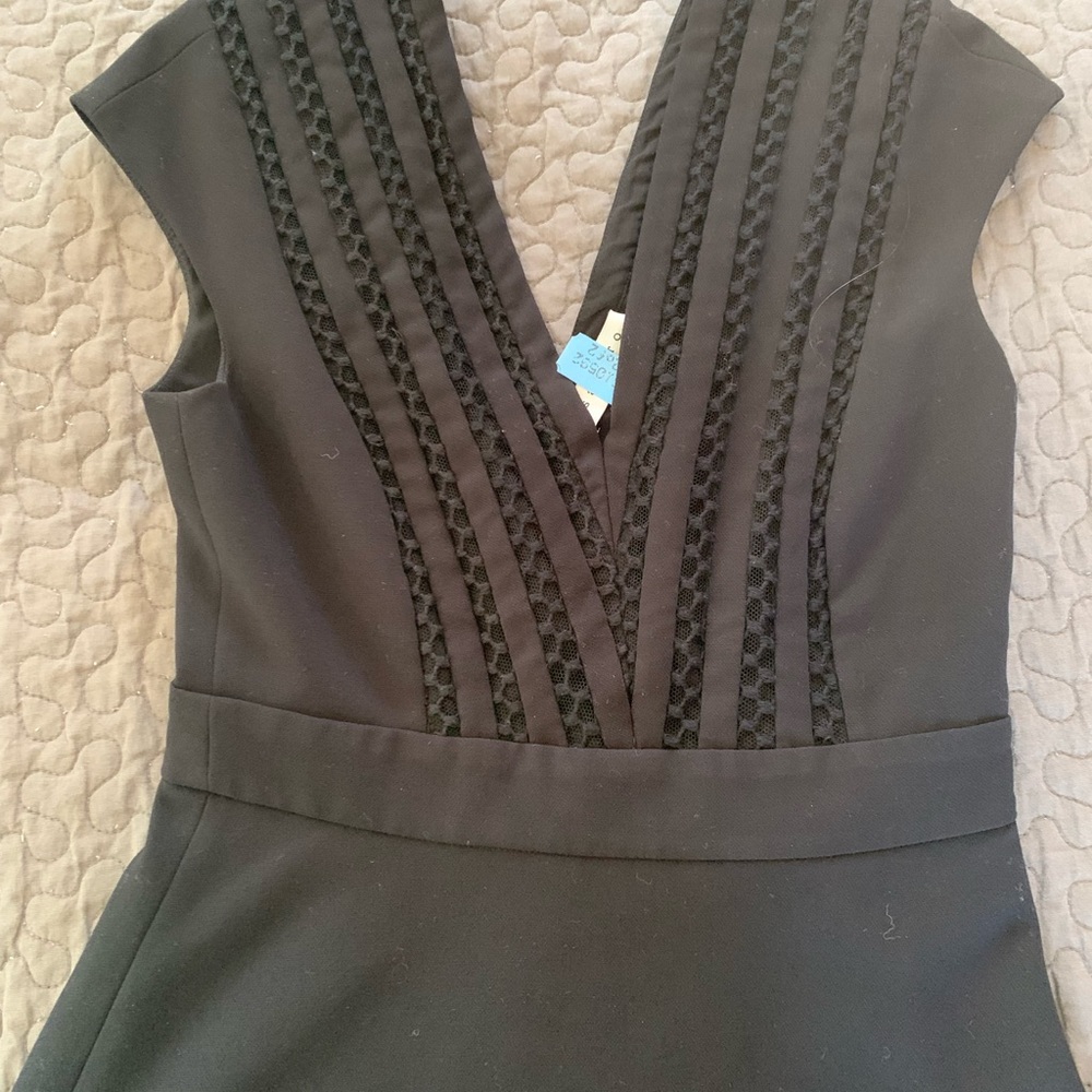 Sandro black mini dress